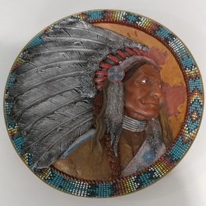 Chief Sitting Bull 3D Collector Plate